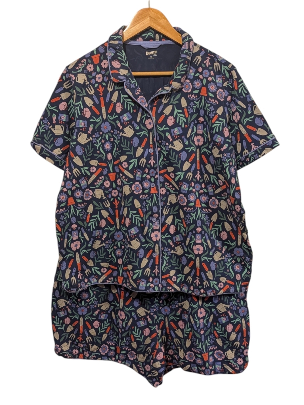 Duluth By Duluth Trading Co. Garden Print Pajama Set Size XL